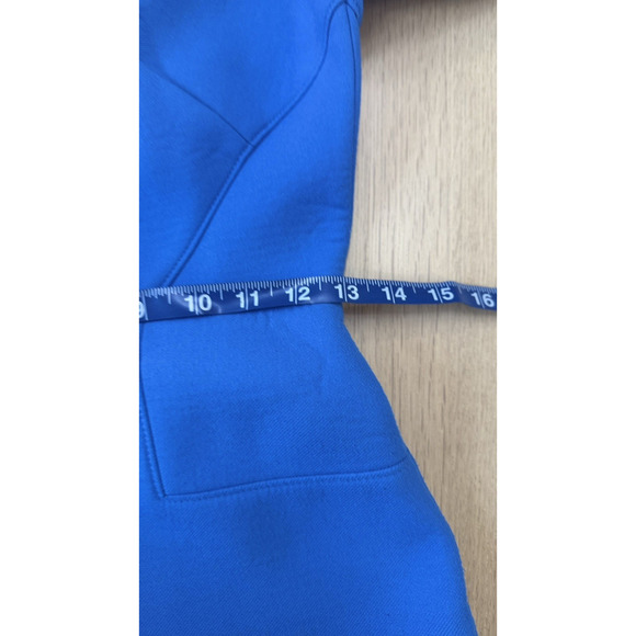 Tibi Dress Womens Half Sleeve Mini Scuba Cobalt Blue Dress Size Small 1769 - Picture 8 of 9